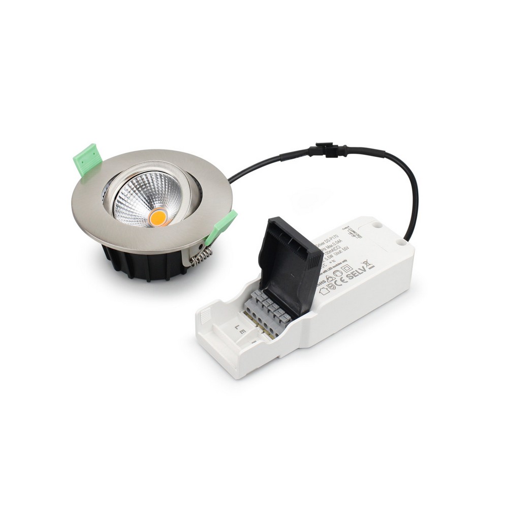 Lisa 230V 3000K 3-pack Brushed steel Borstad Stål
