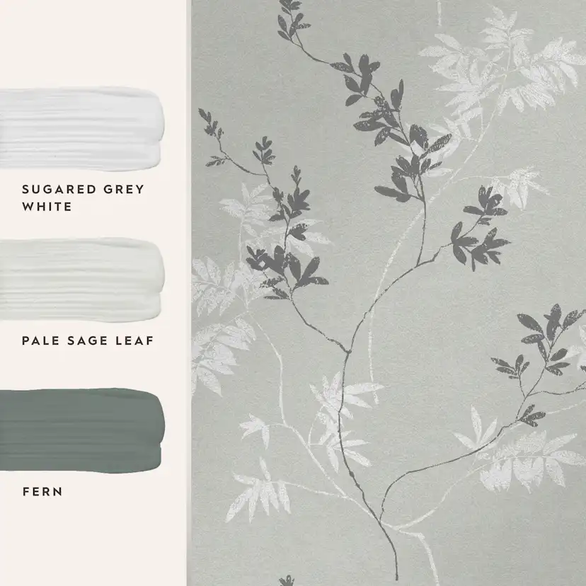 Tapet Laura Ashley Mari Mineral Grön 119840