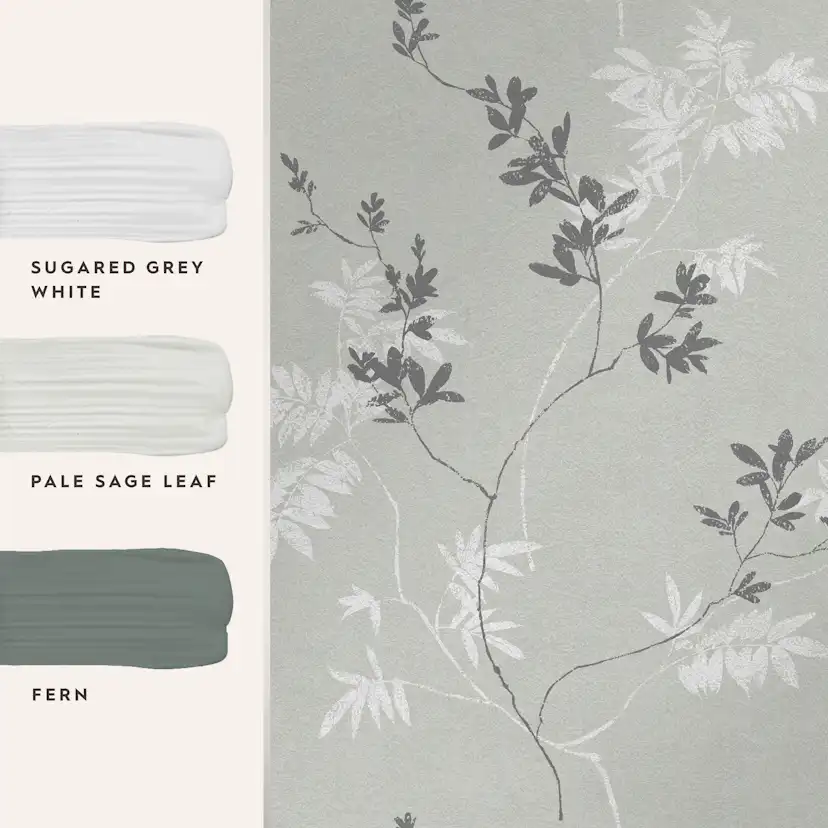 Tapet Laura Ashley Mari Mineral Grön 119840