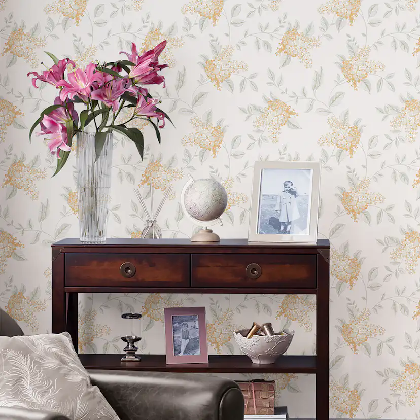 Tapet Laura Ashley Portland Orange