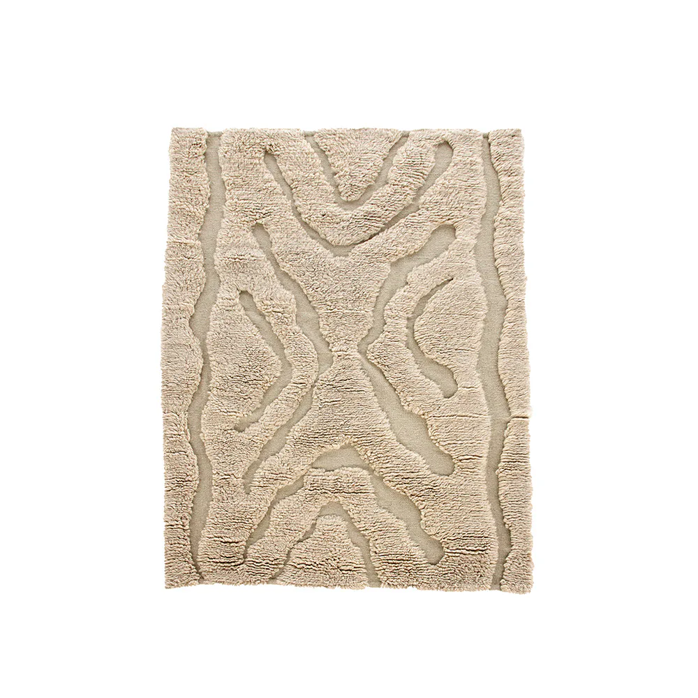 Trondheim x Josefin Lustig - Carpet - Beige/White - Wool - 2 200x300 cm