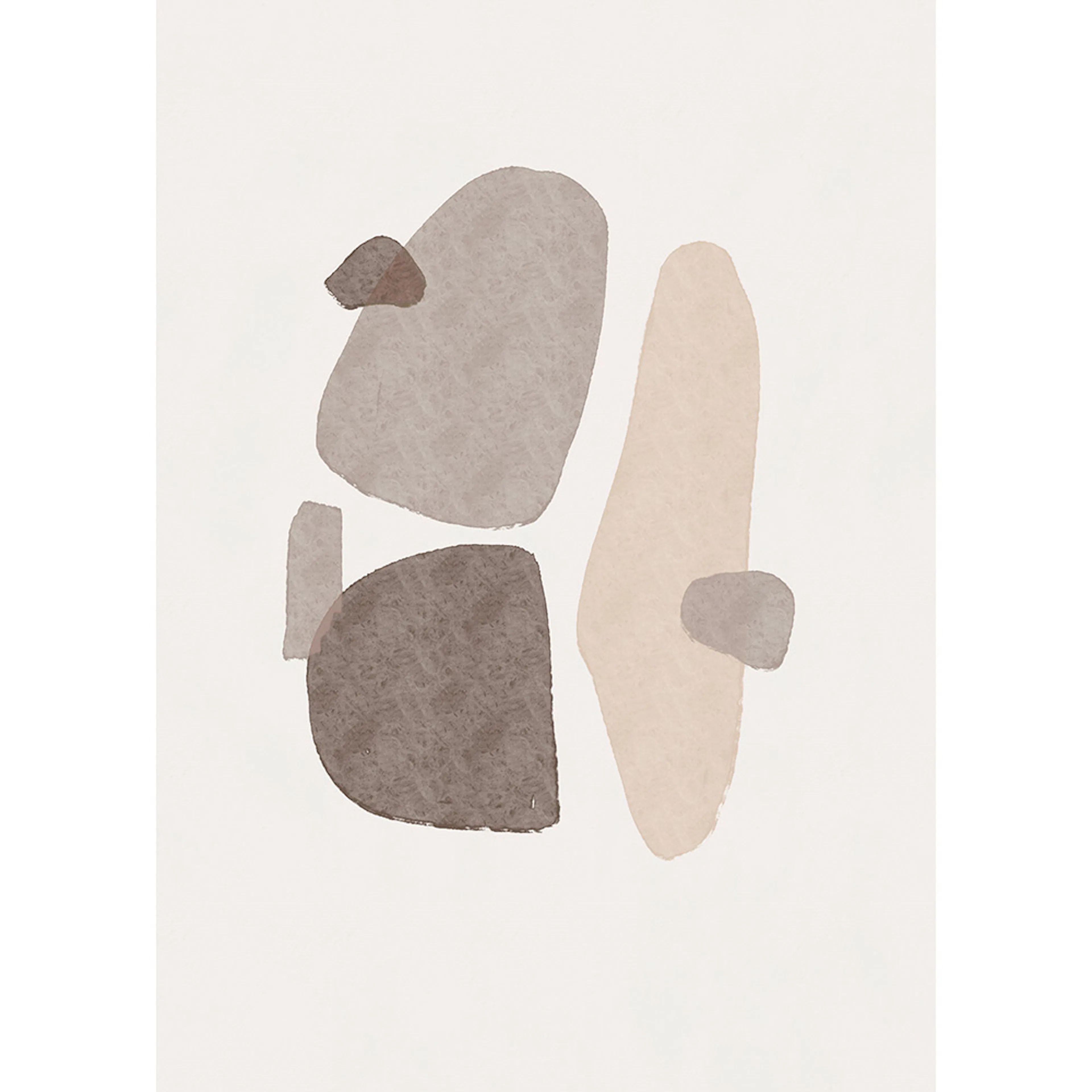 Posters Venture Home Shapes 50x70 Svart/vit