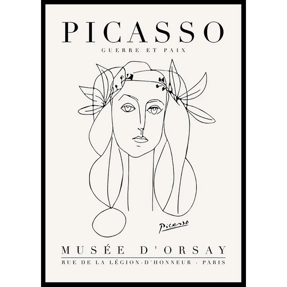 Poster Gallerix Picasso Guerre Et Paix
