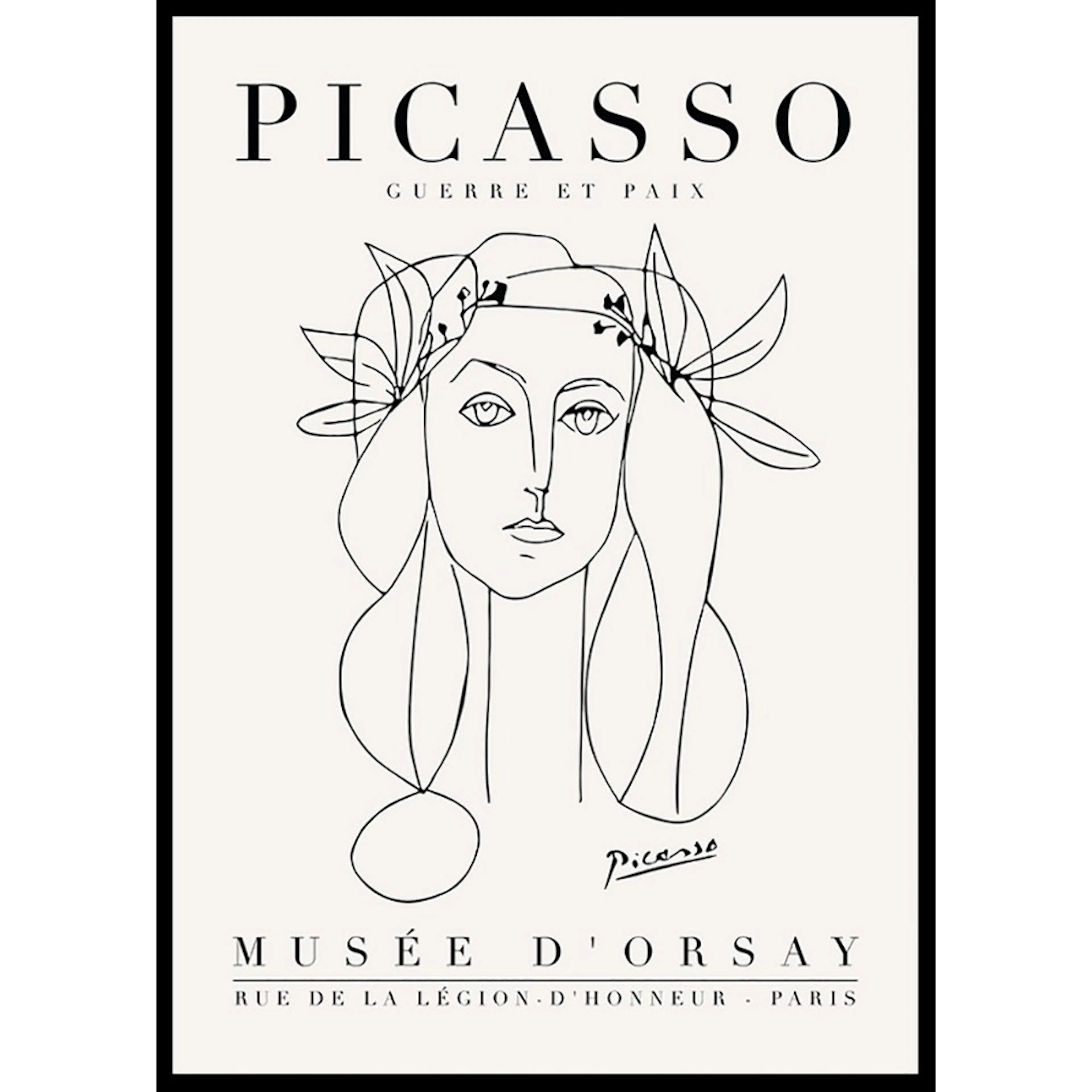 Poster Gallerix Picasso Guerre Et Paix