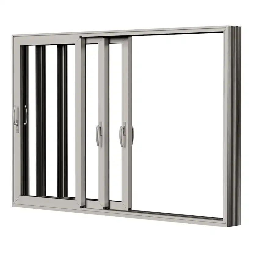 Skjutdörr NorDan HelAlu Aluminium 3-Delad Trippelspår