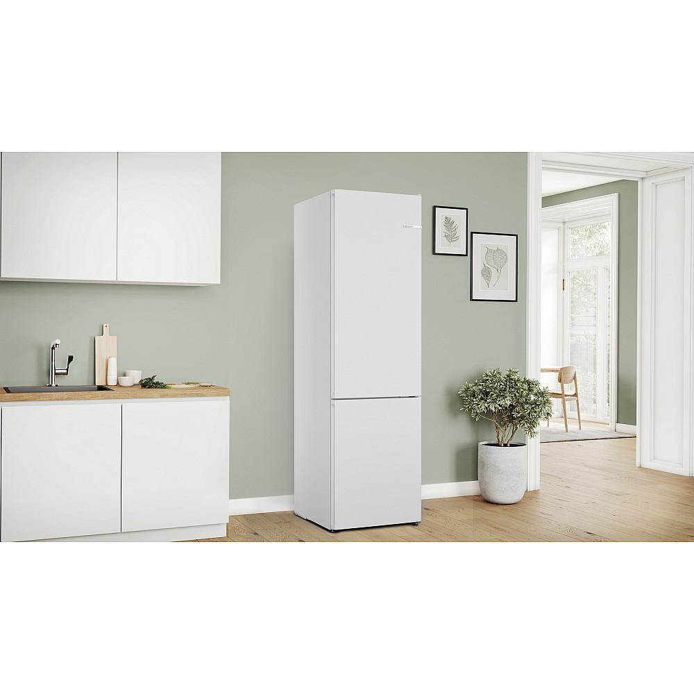 Fristående Kyl och Frys Bosch Serie 4 KGN392WDF Vit Med Smart Förvaring