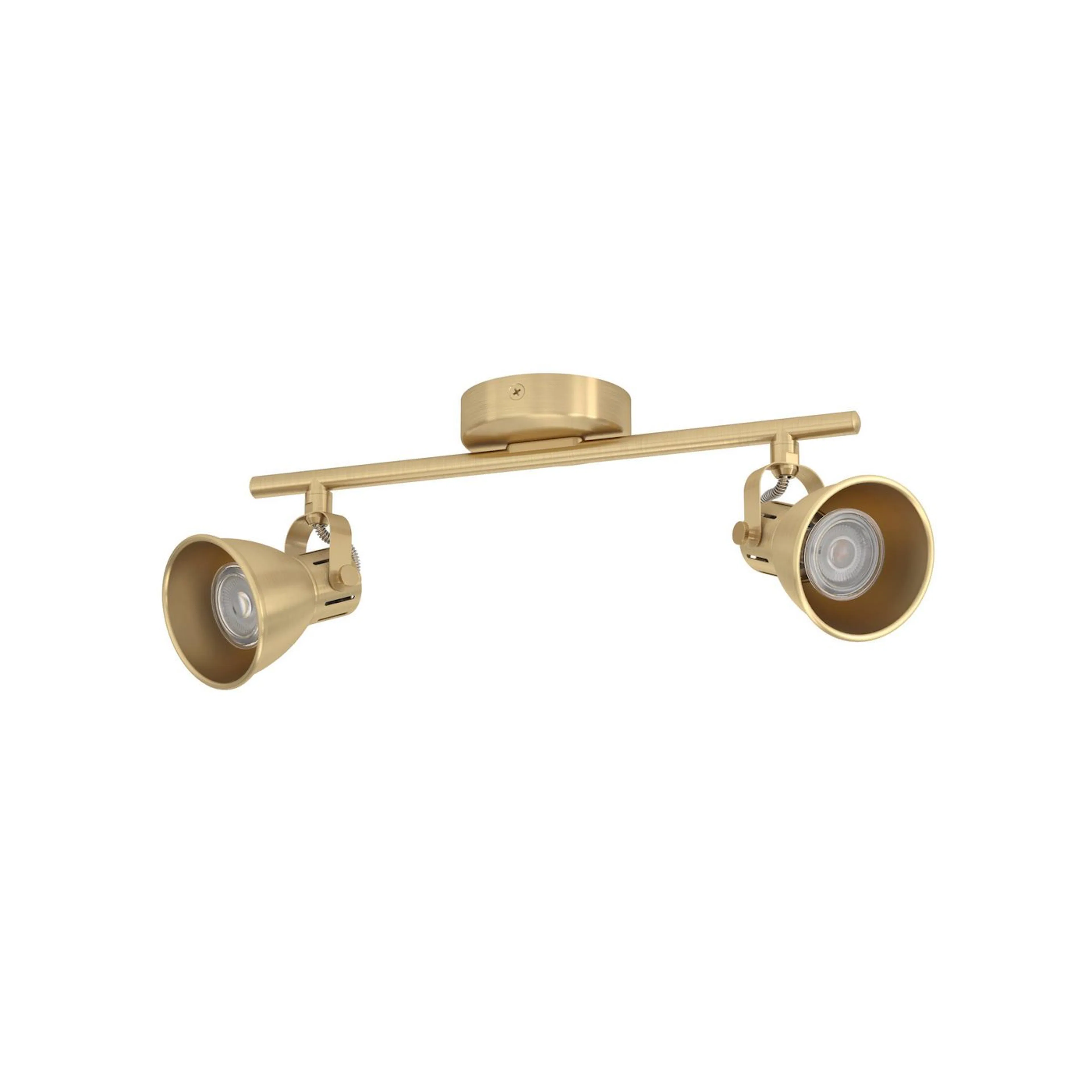 Spotlight Eglo Seras med 2 Lampor Borstad Mässing/Guld
