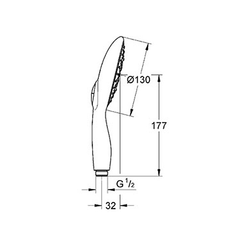 Handdusch Grohe Power & Soul 160