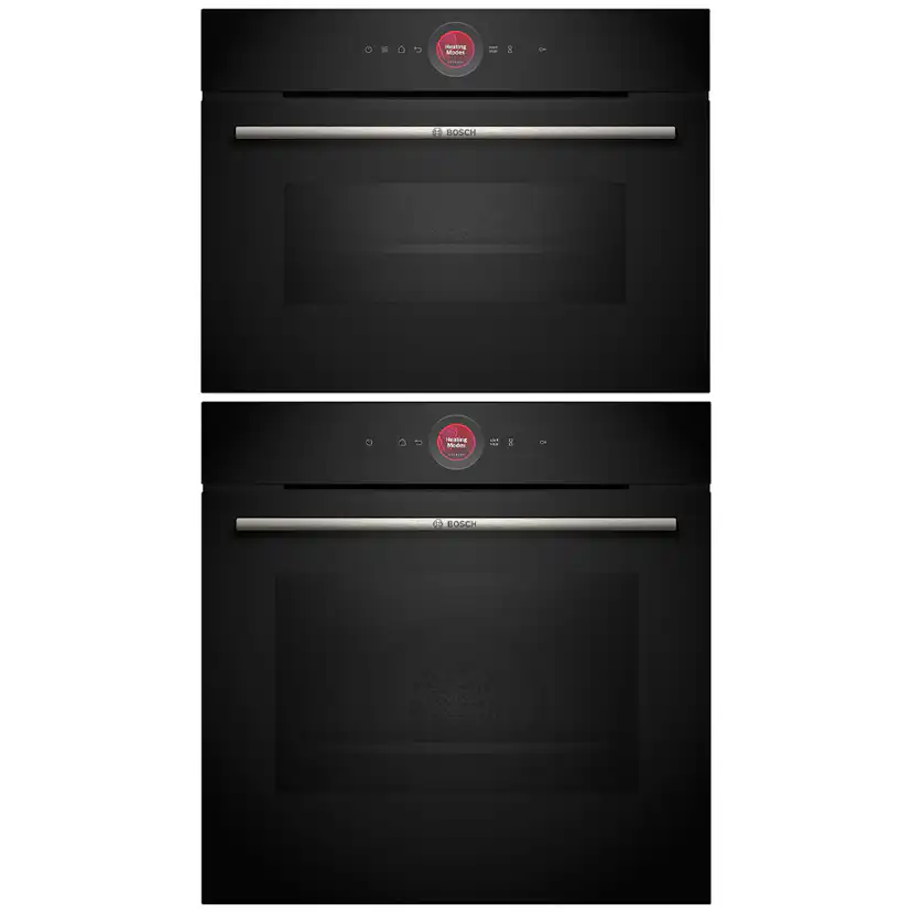 Ugn och Mikro Bosch HBG7721B1 + CMG7241B1 Serie 8 Svart