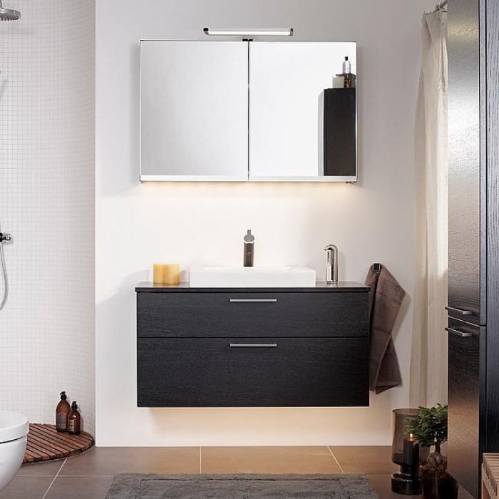 Spegelskåp Gustavsberg Artic 100 cm med LED