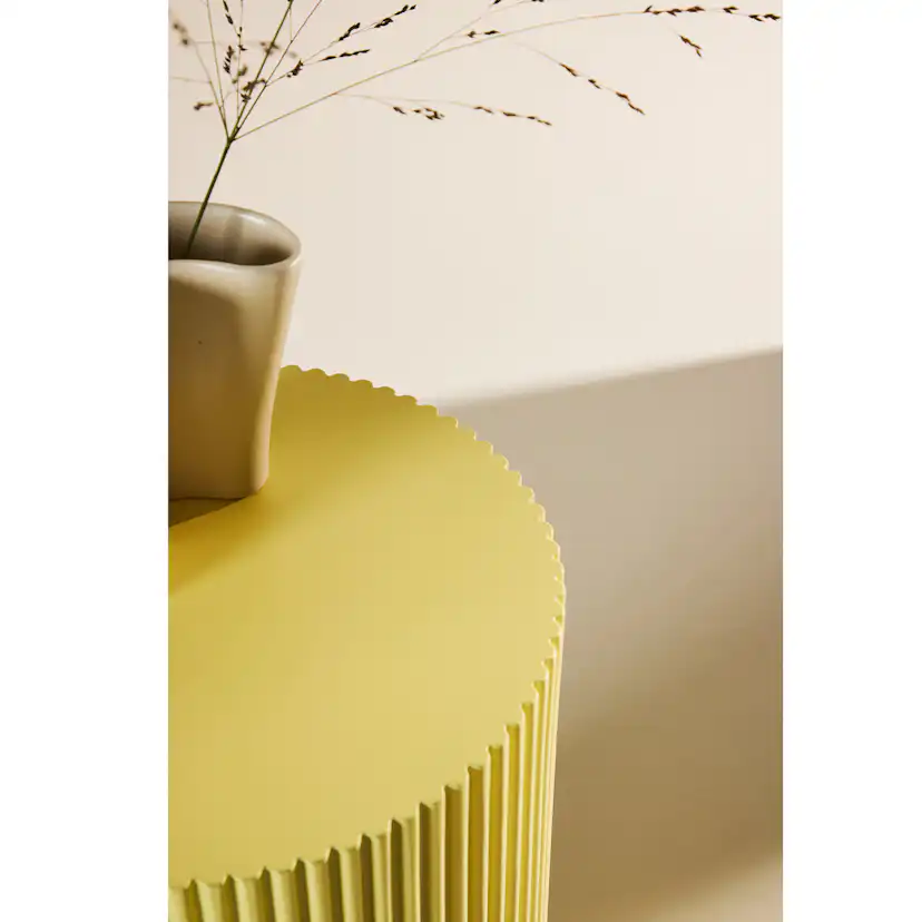 Sidobord Venture Home Lenox Svart Runt Bord/Piedestal Ø30,5cm