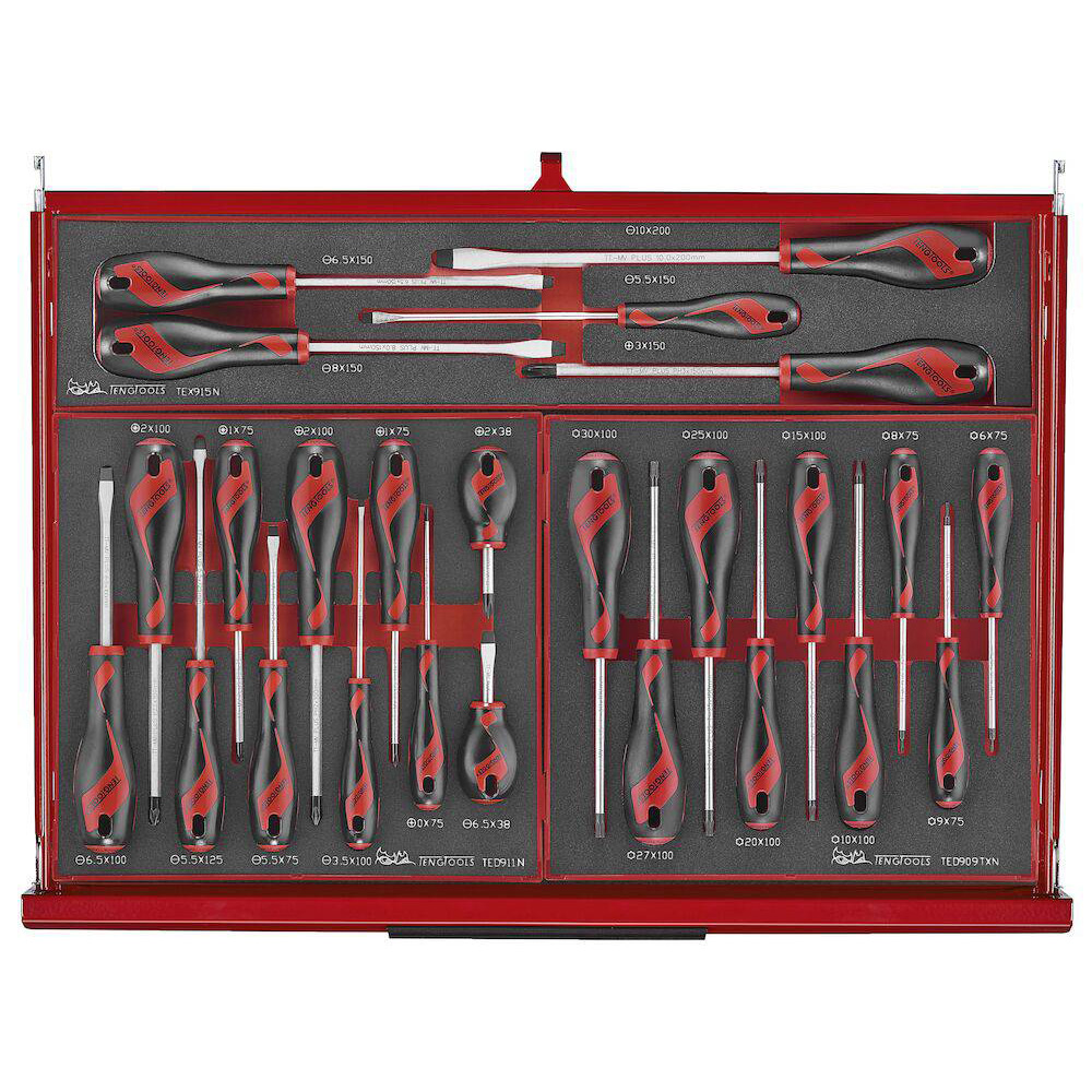 Verktygsset Teng Tools 418 -Delar