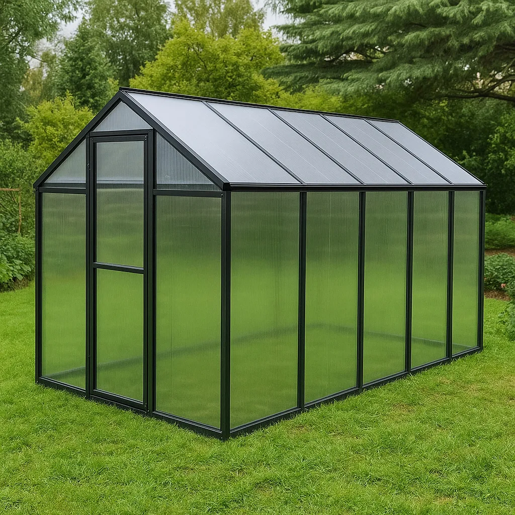 Växthus Green Land Solid 5,7 m² Polykarbonat