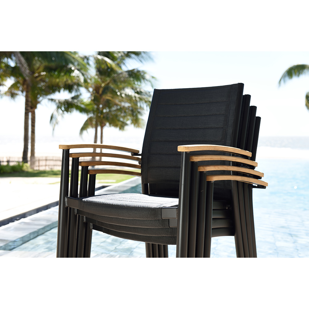 Matgrupp LifestyleGarden Portals 160 cm med 4 Lite Stolar