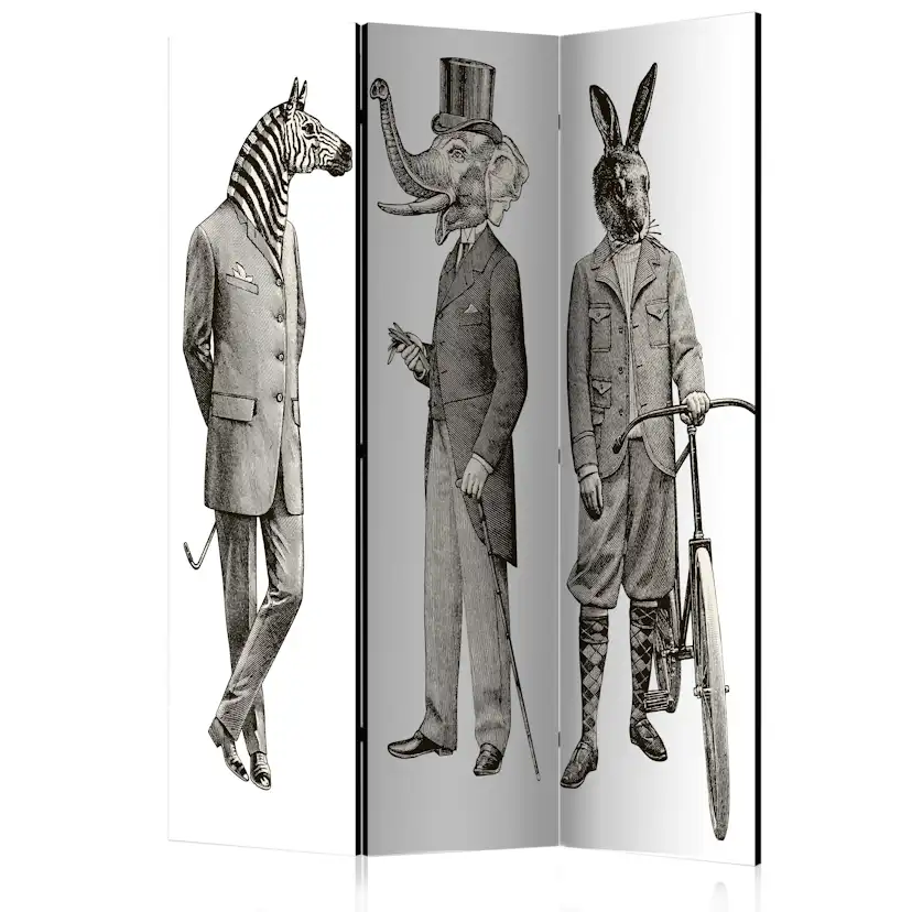 Rumsavdelare Arkiio Elegant Zoo 135x172 cm