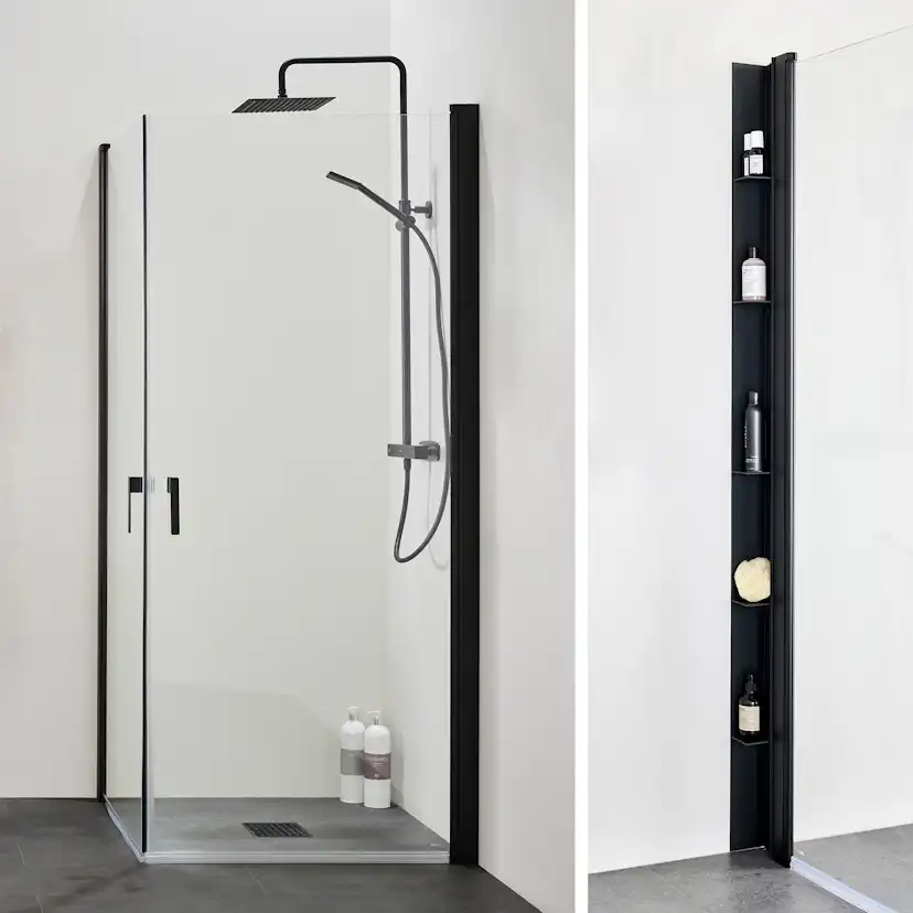 Duschpaket Hafa Duschhörn Igloo Pro med Duschhylla Place