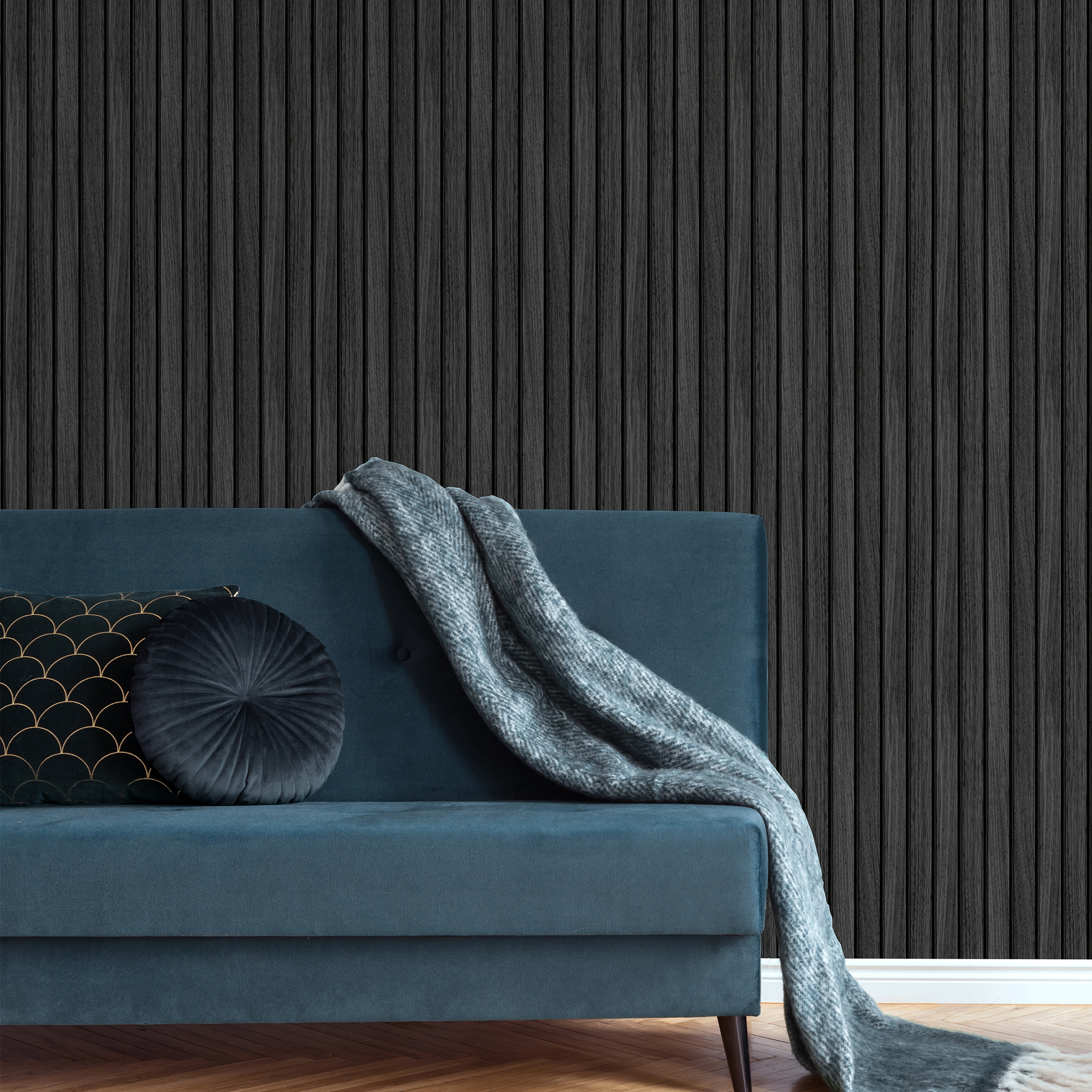 Tapet Easy Decor Trä Strokes Grå 121108