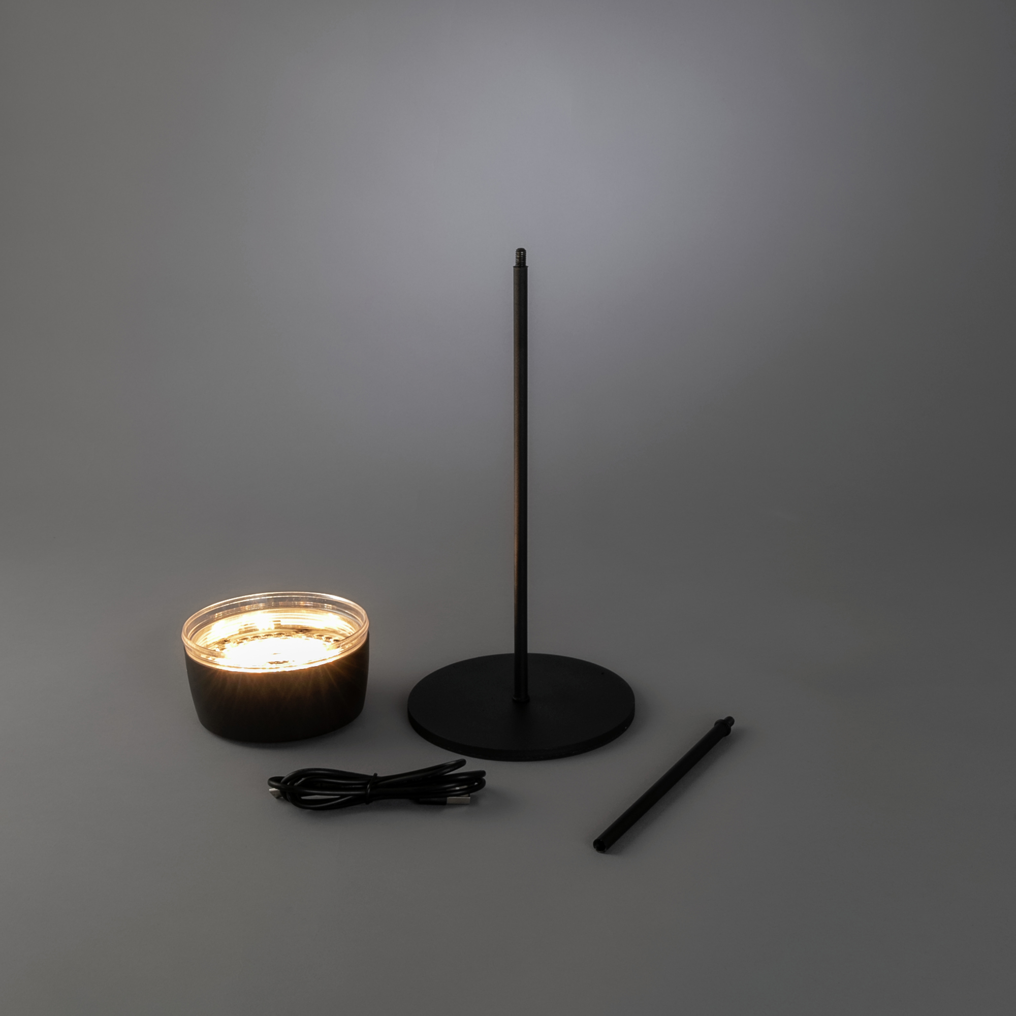 Portabel Lampa Gnosjö Konstsmide Ancona Bordslampa USB