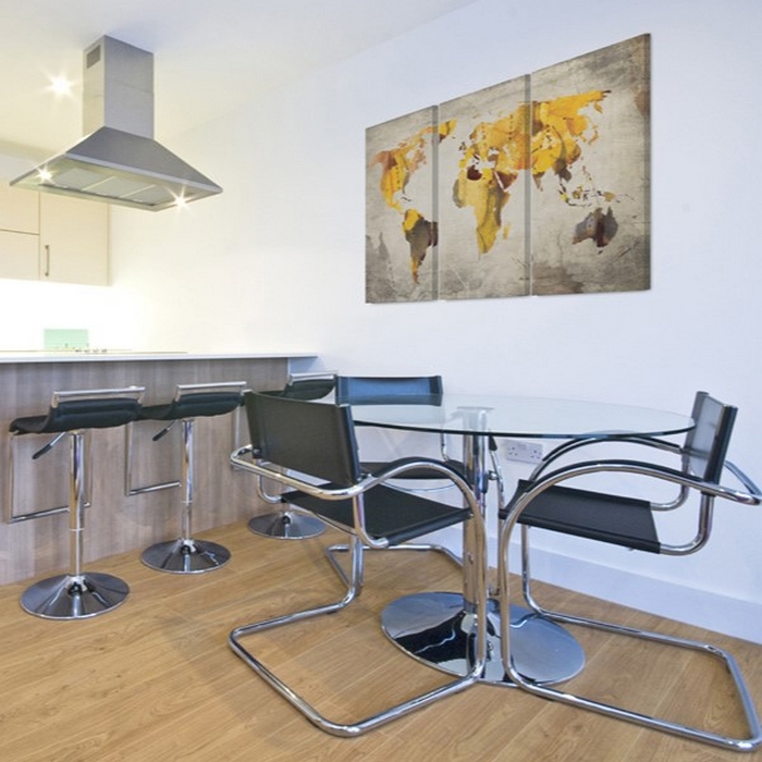 Tavla Arkiio Sunny Kontinenter Triptych