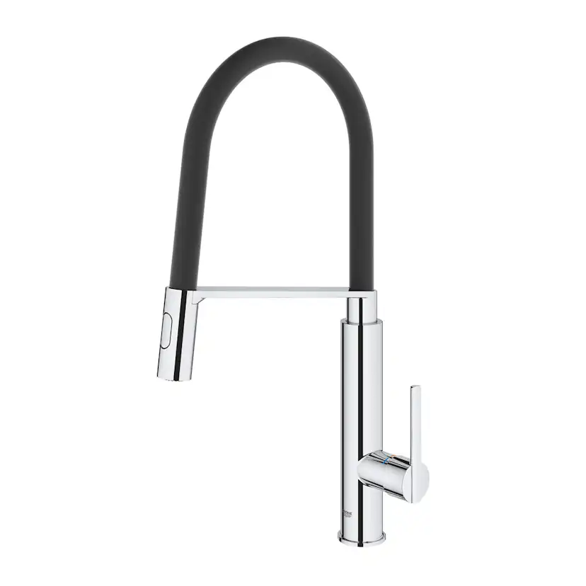 Köksblandare Grohe Feel med Kontrollbox Engreppsblandare Krom Svängbar Pip
