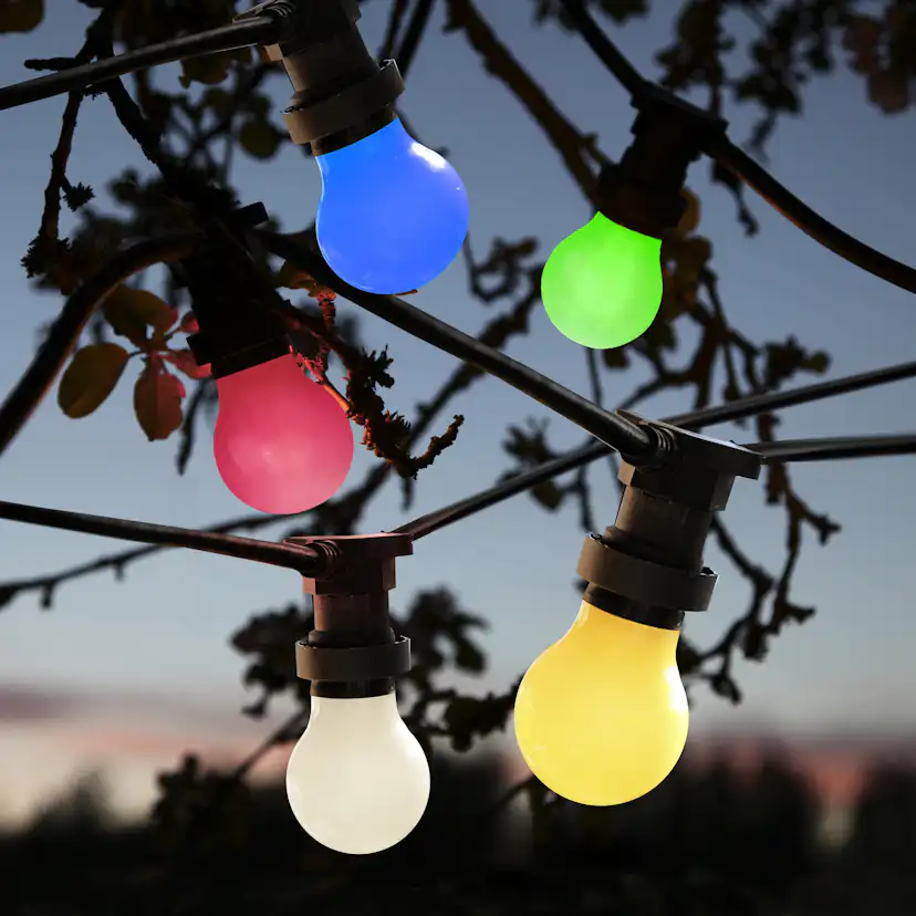 LED-lampa Star Trading B22 A55 Outdoor Lighting Gul 0,9W
