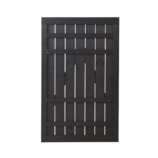 Skärmgrind PLUS Rustik 100x158 cm Svart