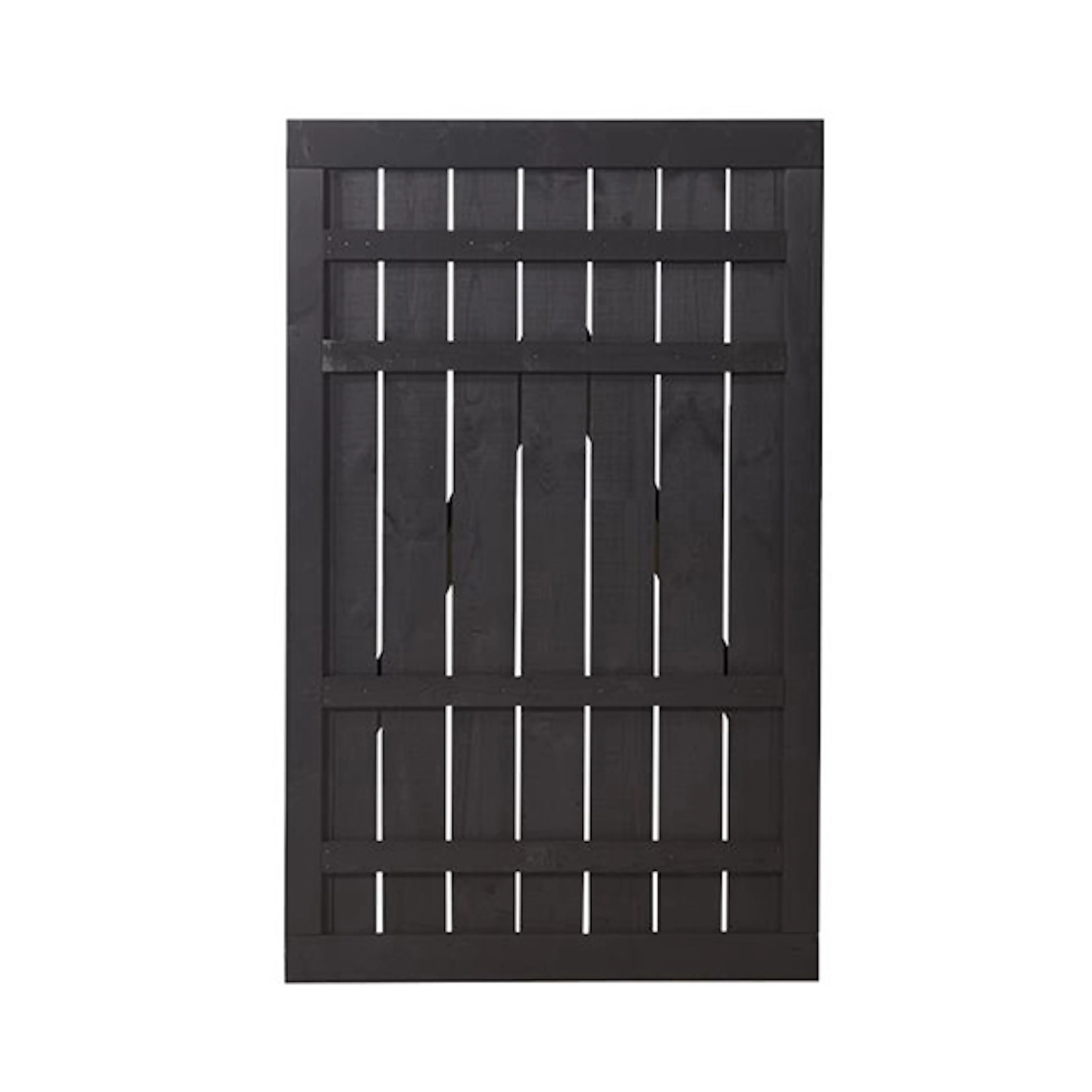 Skärmgrind PLUS Rustik 100x158 cm Svart
