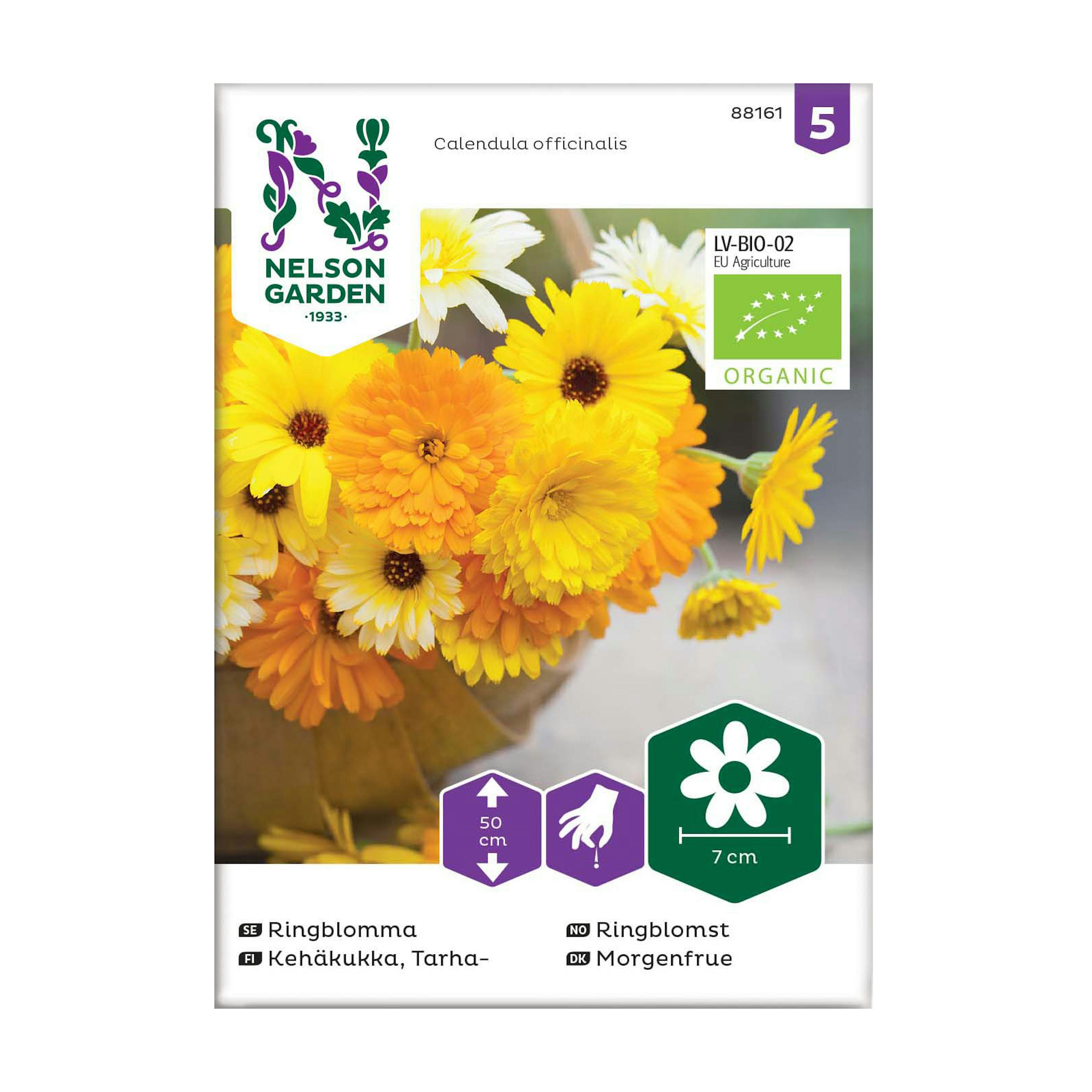Frö Ringblomma Nelson Garden Organic