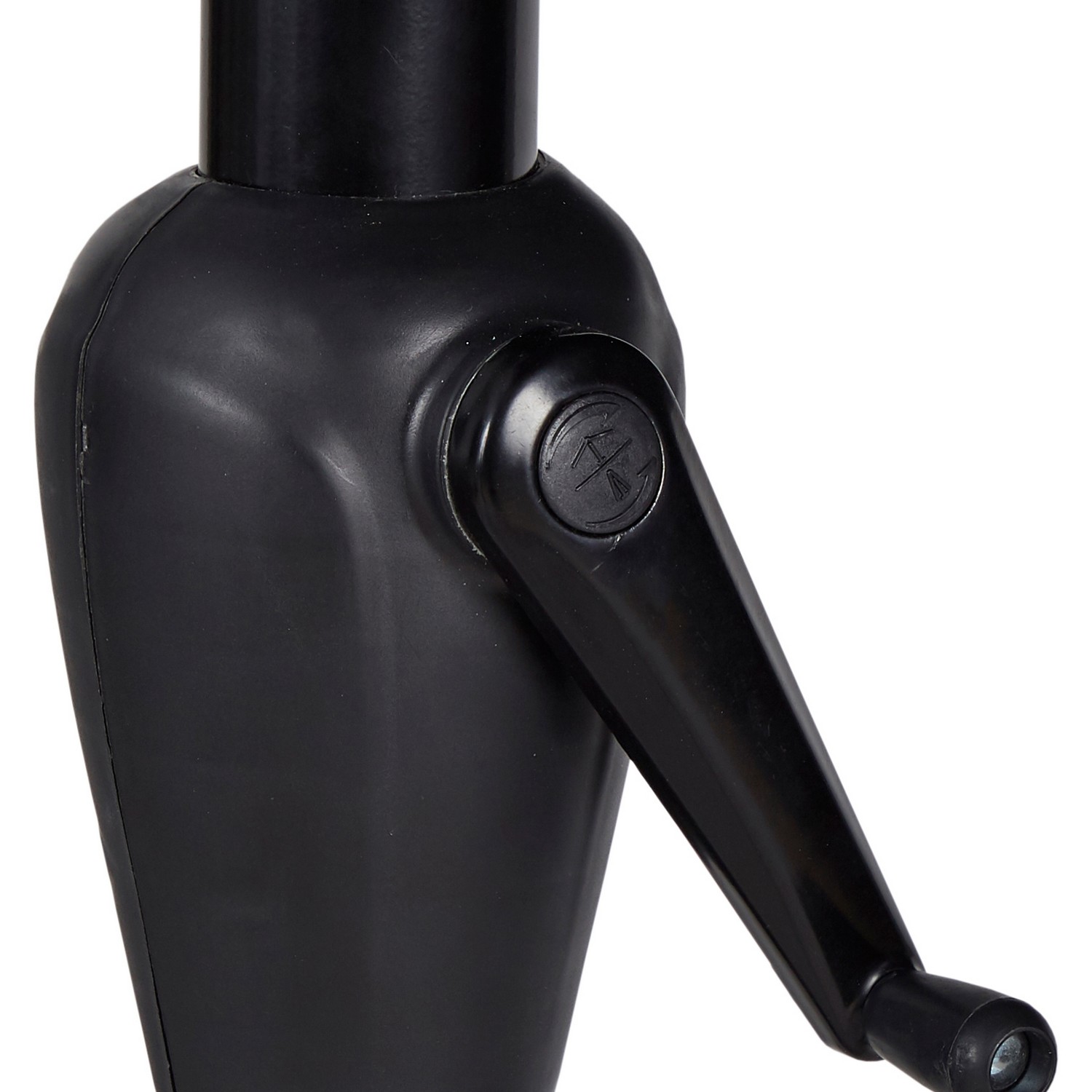UMBRELLA W/CRANK W/SOLAR/LED W/TILT Ø3M (47340) Svart/Svart
