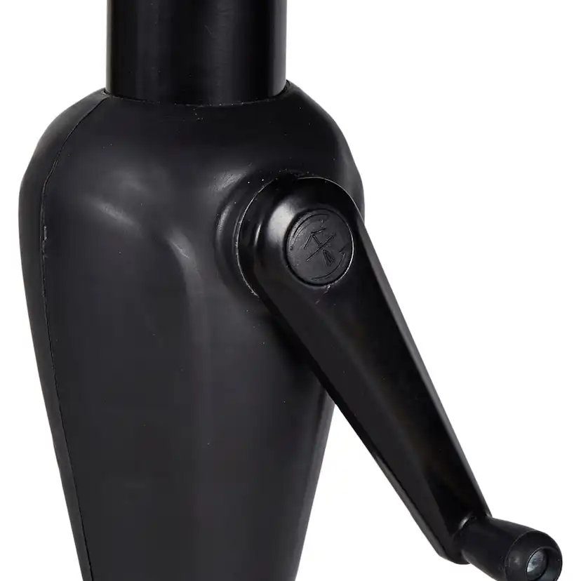 UMBRELLA W/CRANK W/SOLAR/LED W/TILT Ø3M (47340) Svart/Svart