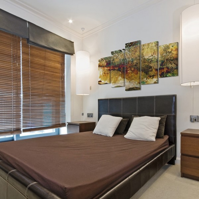 Tavla Arkiio Trädgård Abstrakt