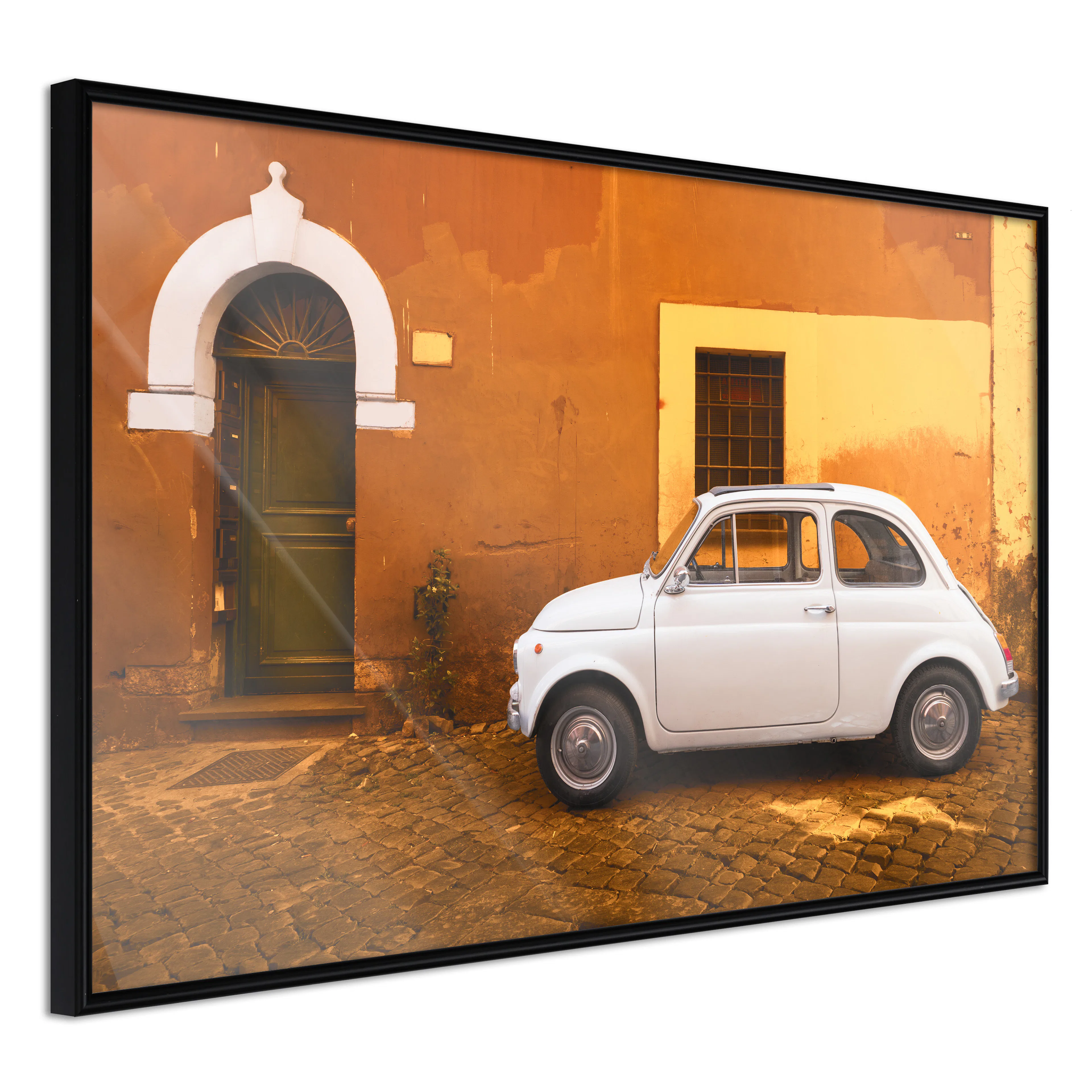 Affisch - Italian Street [Poster] 60x40 Svart ram, 60x40 cm