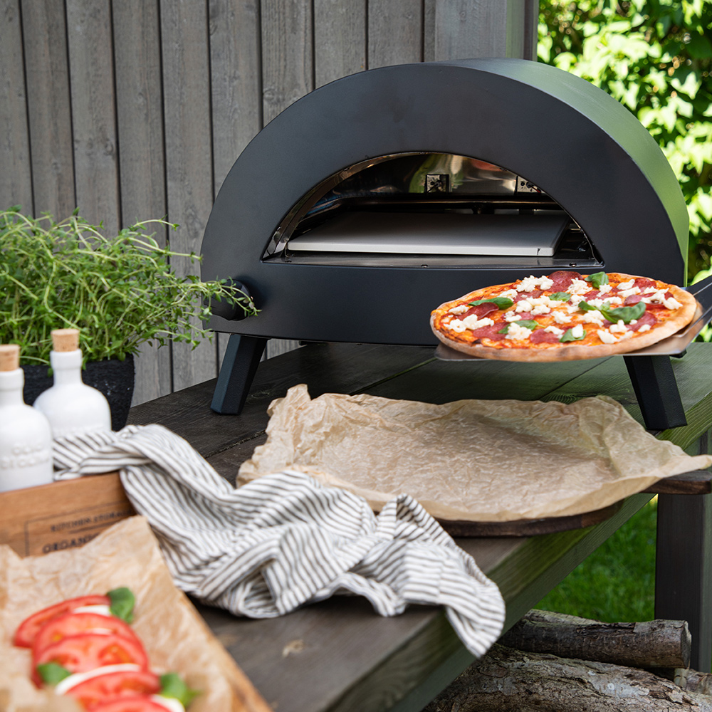 Pizzaugn Venture Home Bukom i Keramik/Stål med Gasoltändning