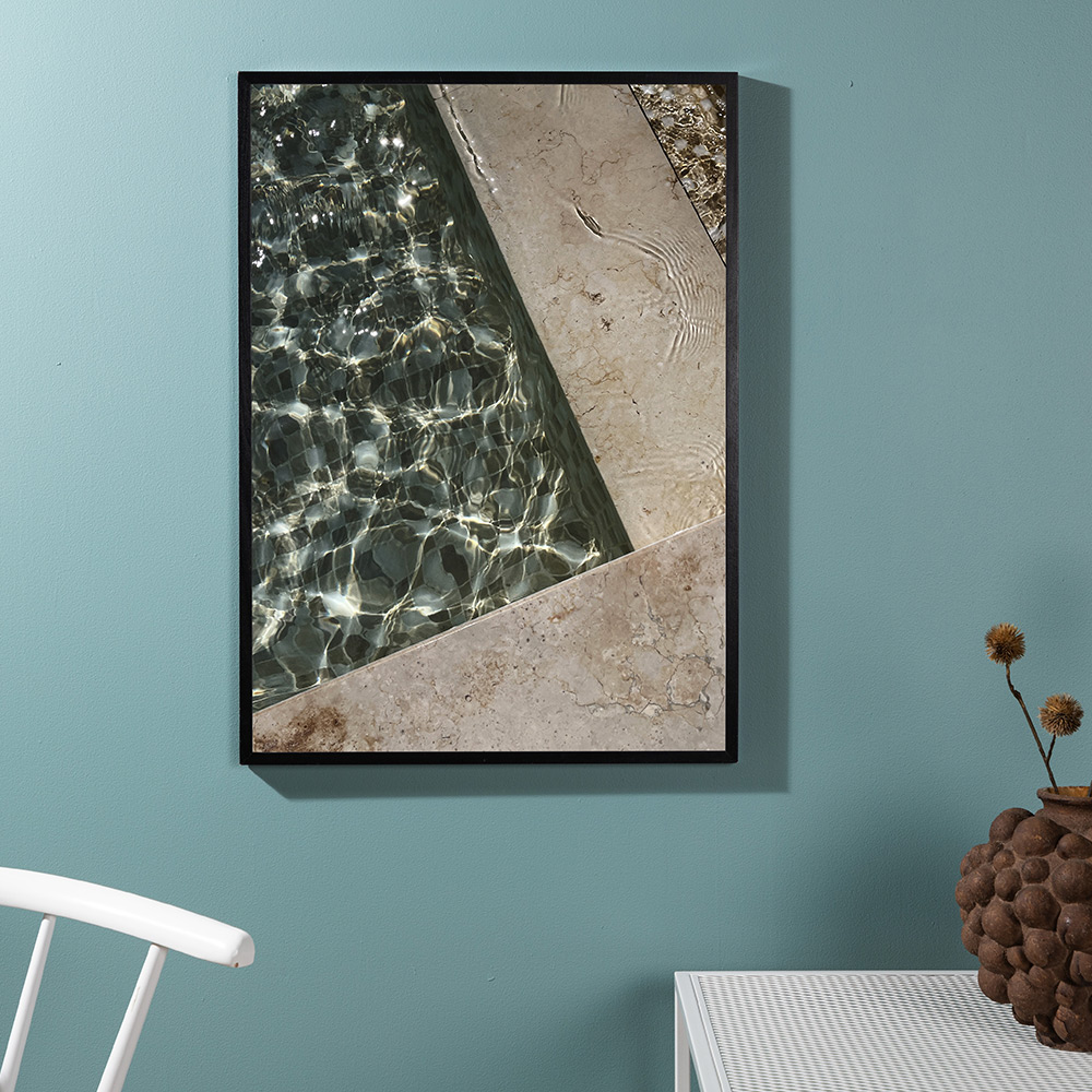 Poster - Pool - Beige - 21x30 21x30 cm