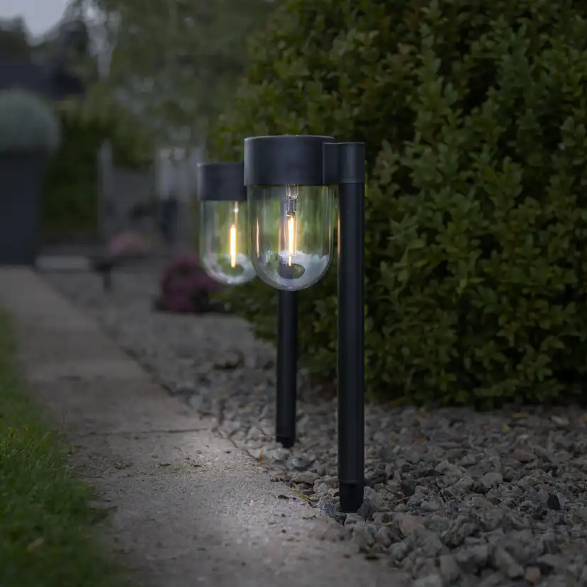 Solcells-Pollare Star Trading 2-p Cupola