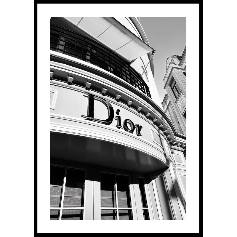 Poster Gallerix Dior Store B&W