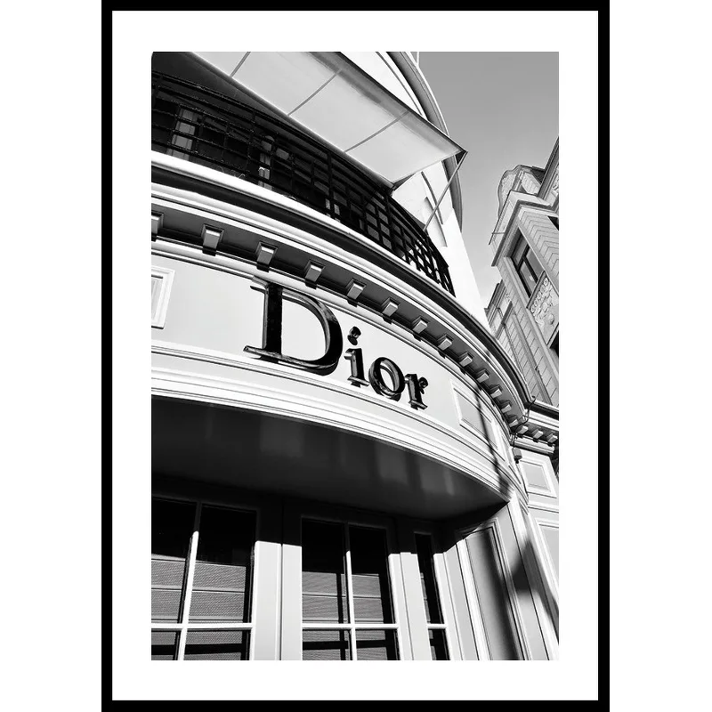 Poster Gallerix Dior Store B&W