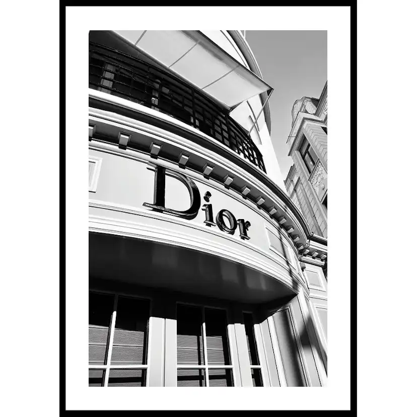 Poster Gallerix Dior Store B&W