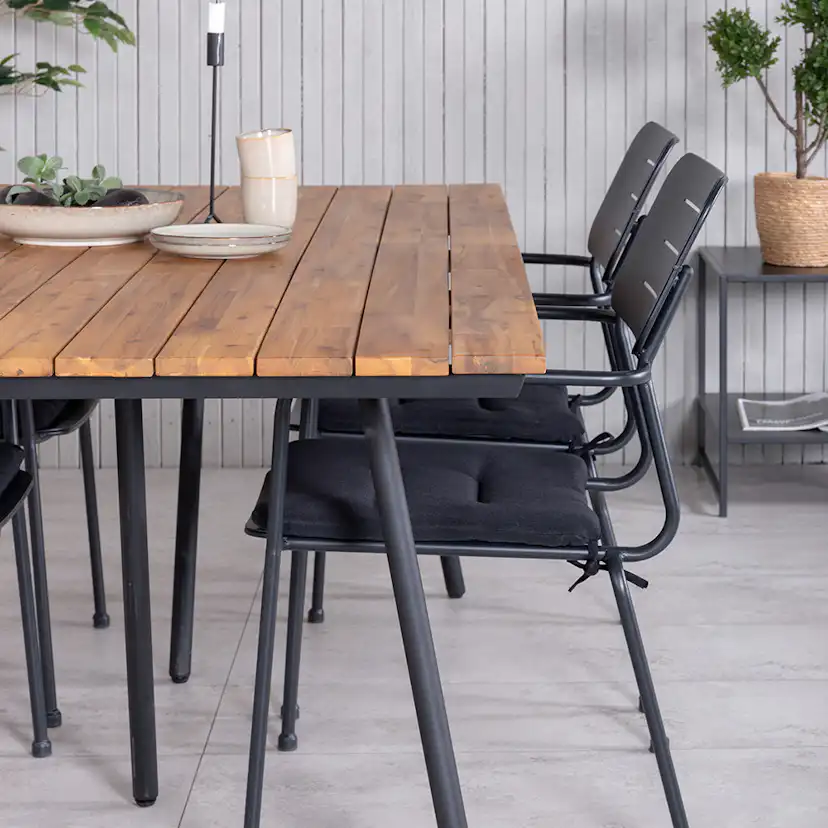 Matgrupp Venture Home Chane med 4 Nime Matstolar