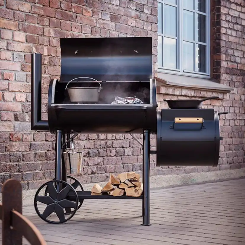 Rökgrill Mustang Off-set Georgia