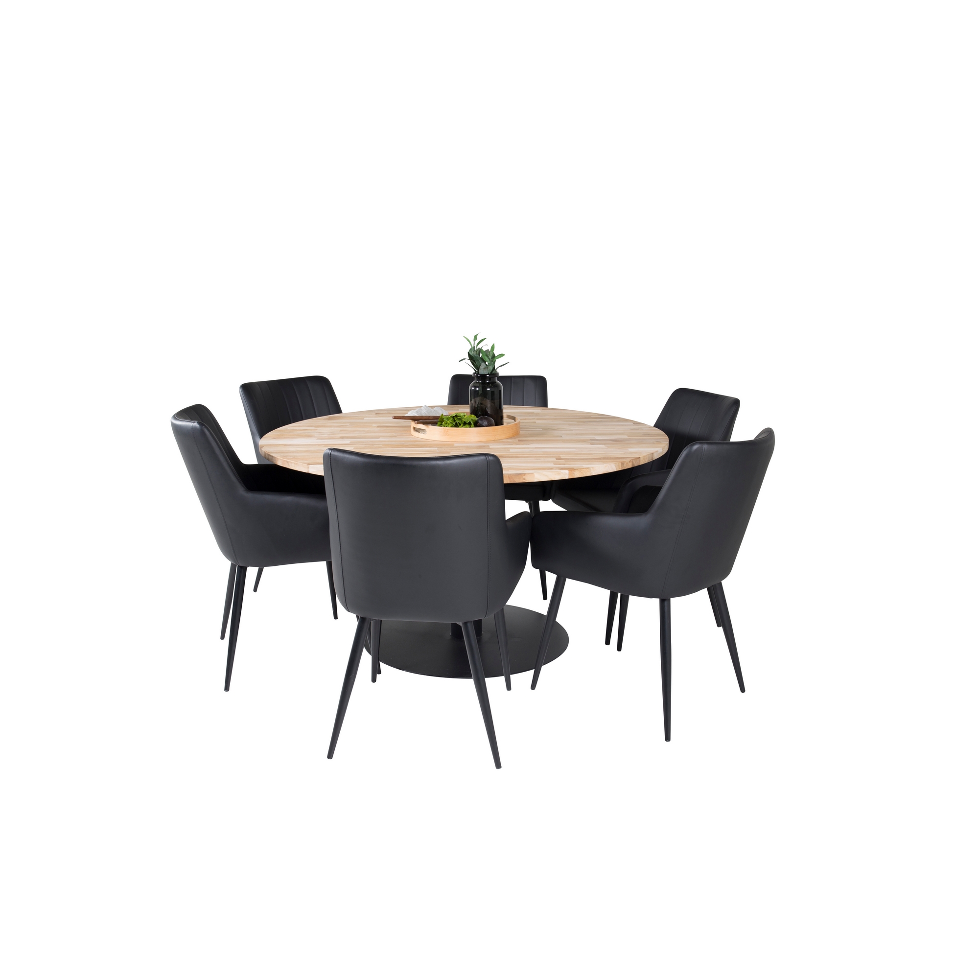 Matgrupp Venture Home Cornelia med 6 Corina Stolar Rund