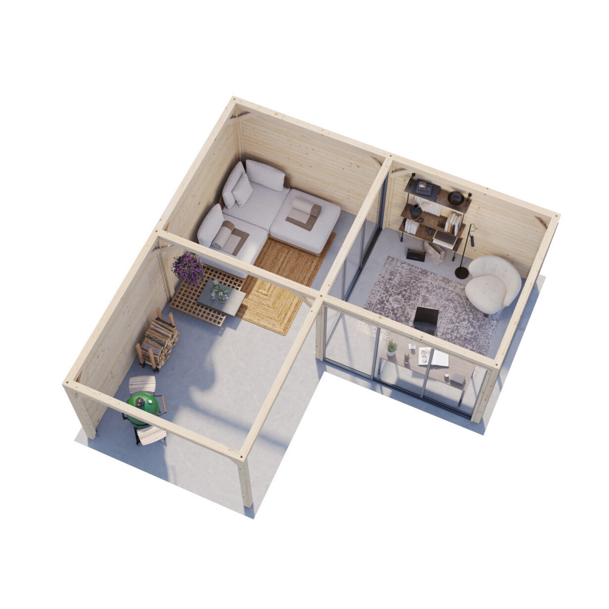 Uterum Palmako Lenna 24,9 m2 Set 412 Slide