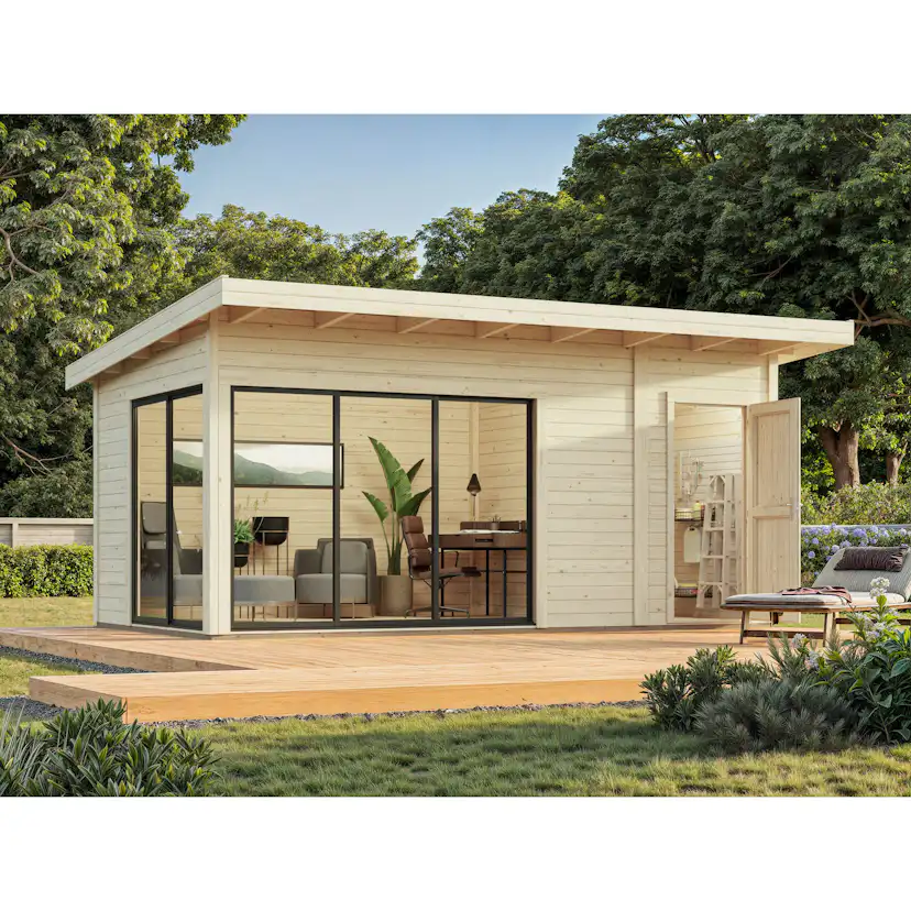 Stuga Palmako Andrea 15,9 m² Slide Plus (inv. 15,2 m²)
