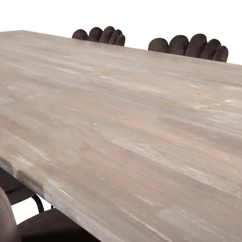 Matgrupp furniture/fashion Jenni med 6 Limhamn Light Stolar