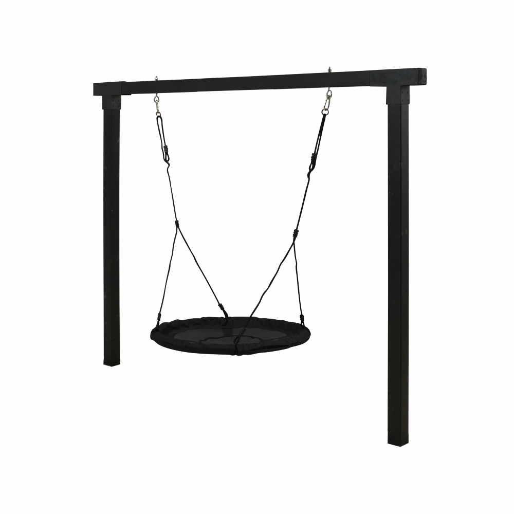 Gungställning PLUS Cubic Med Fågelbogunga Svart
