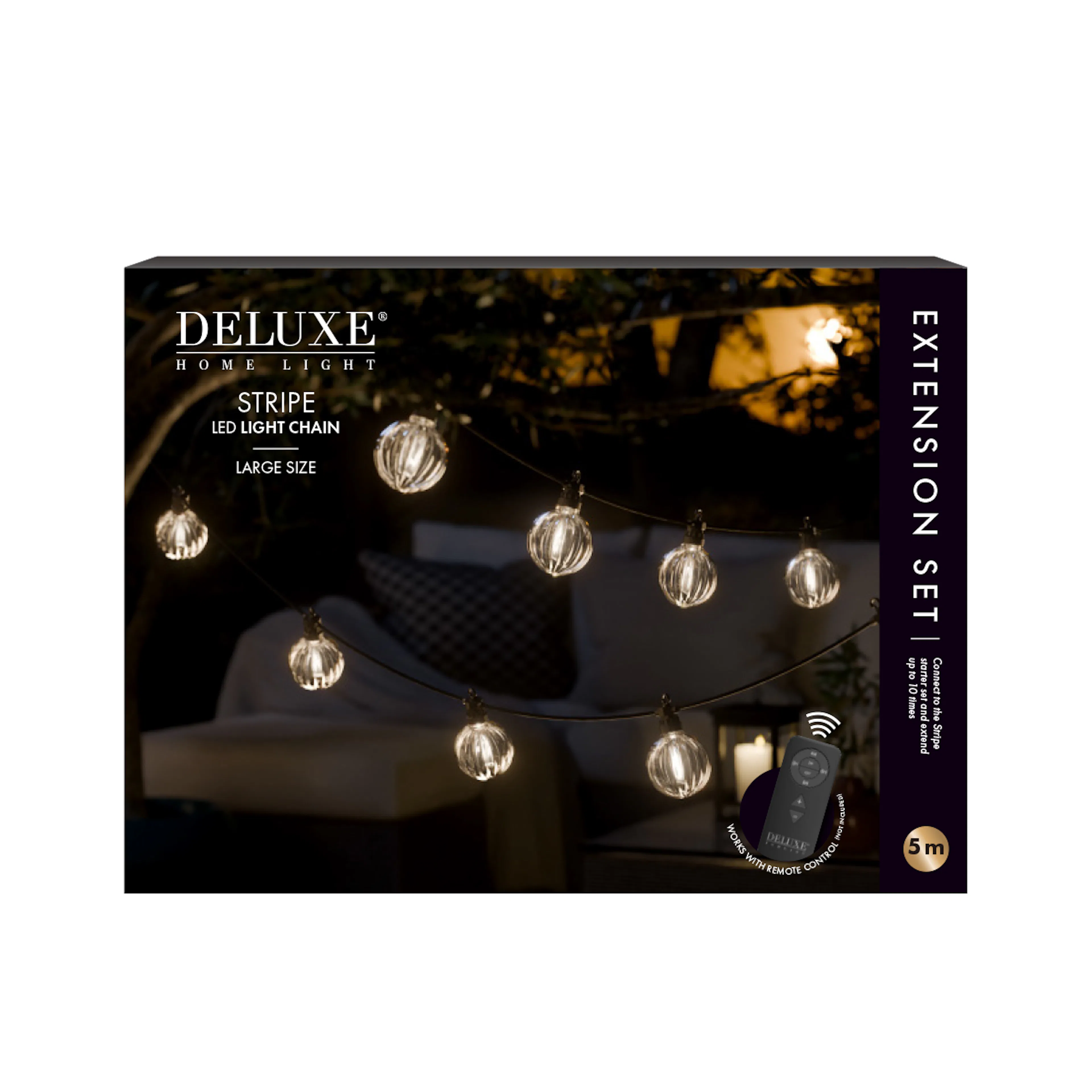 LED Ljusslinga DeluxeHomeart Stripe Extra Set Large 5 m