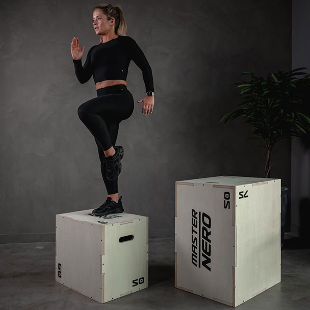 Woodbox Master Fitness Nero Plyo 40-50-60