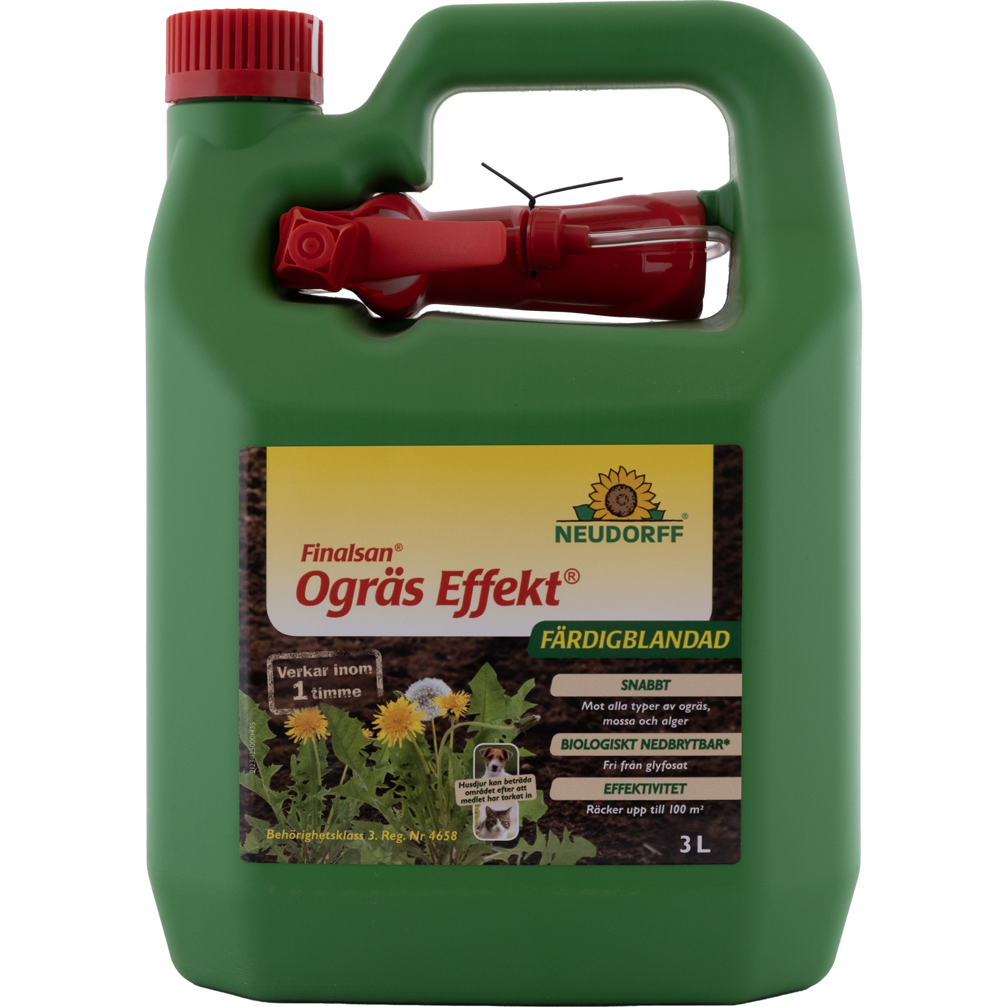 Ogräsbekämpning Neudorff Effekt Spray 3L för Trädgård