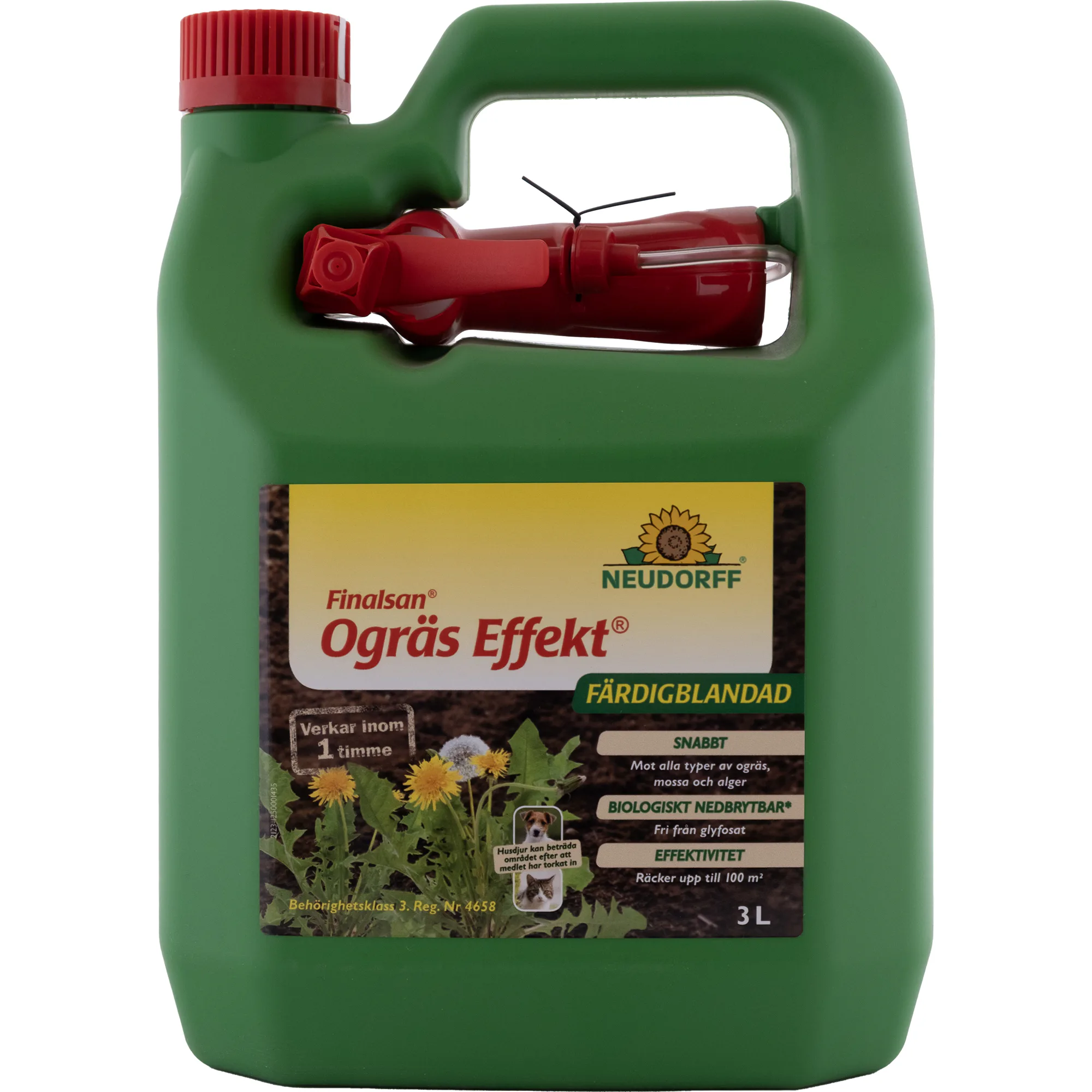 Ogräsbekämpning Neudorff Effekt Spray 3L för Trädgård