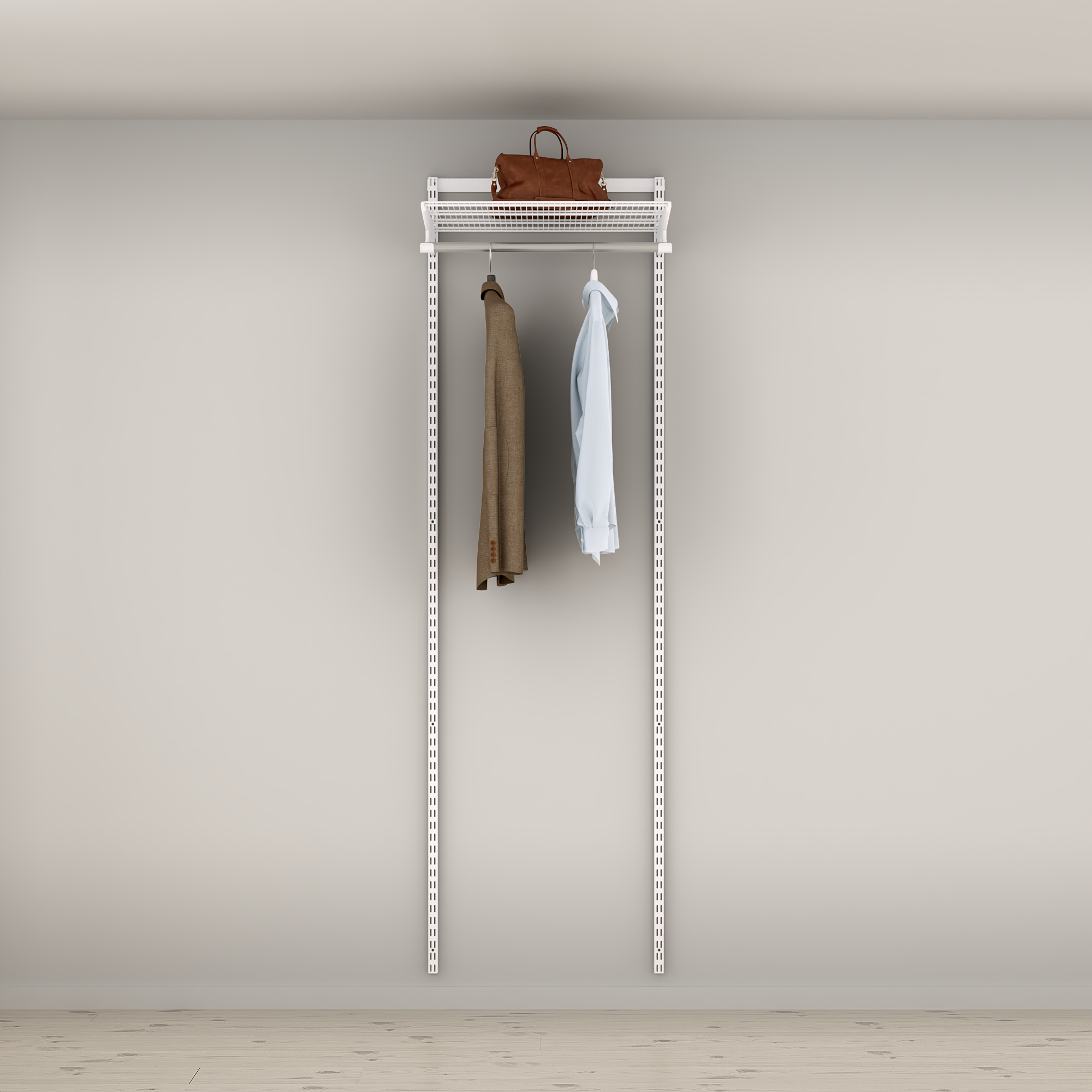 Garderobslösning Elfa Ready Solution Classic 1 65 cm Vit